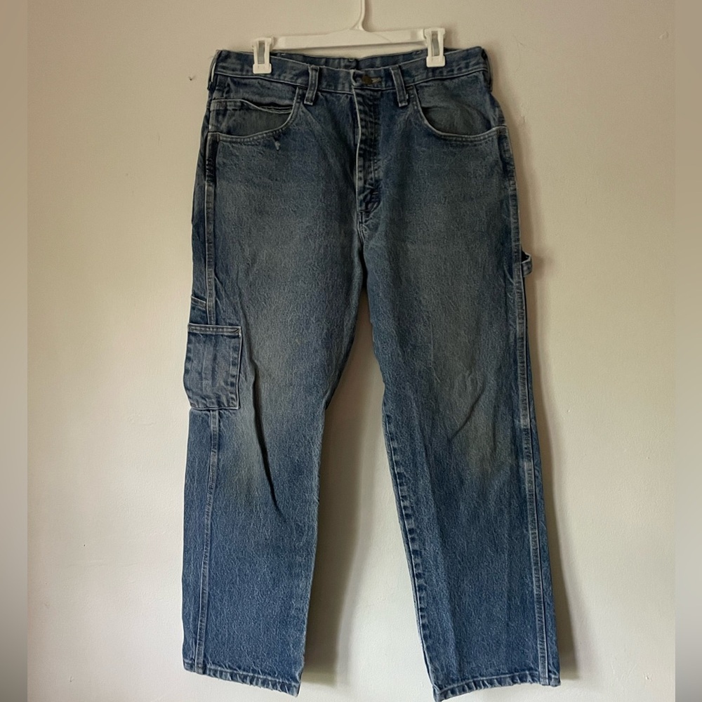 Distressed Bulwark Work Pants